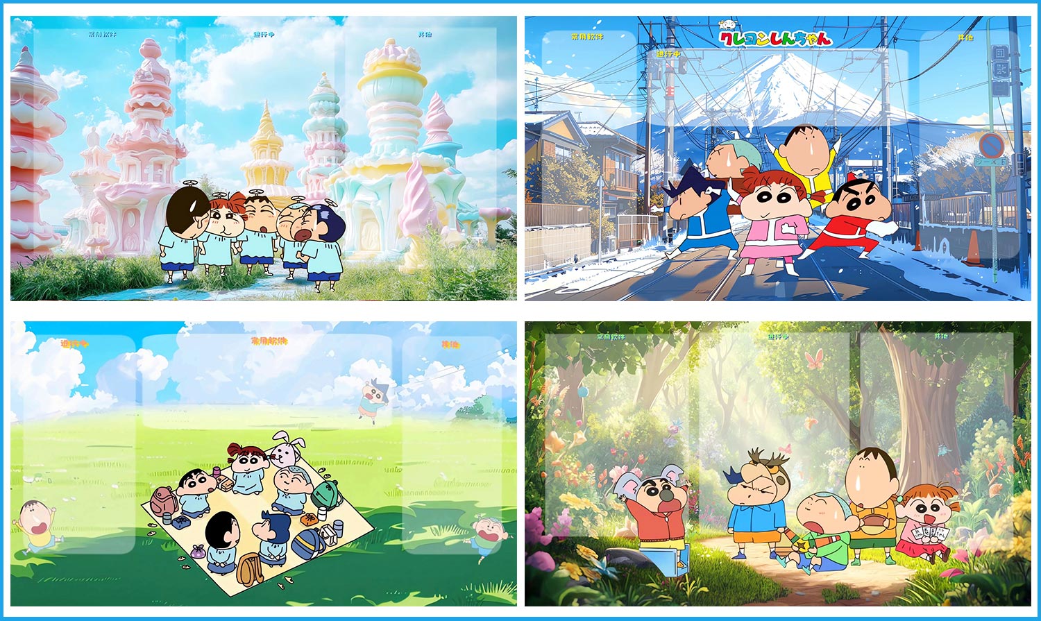 蜡笔小新 分区壁纸 第3张