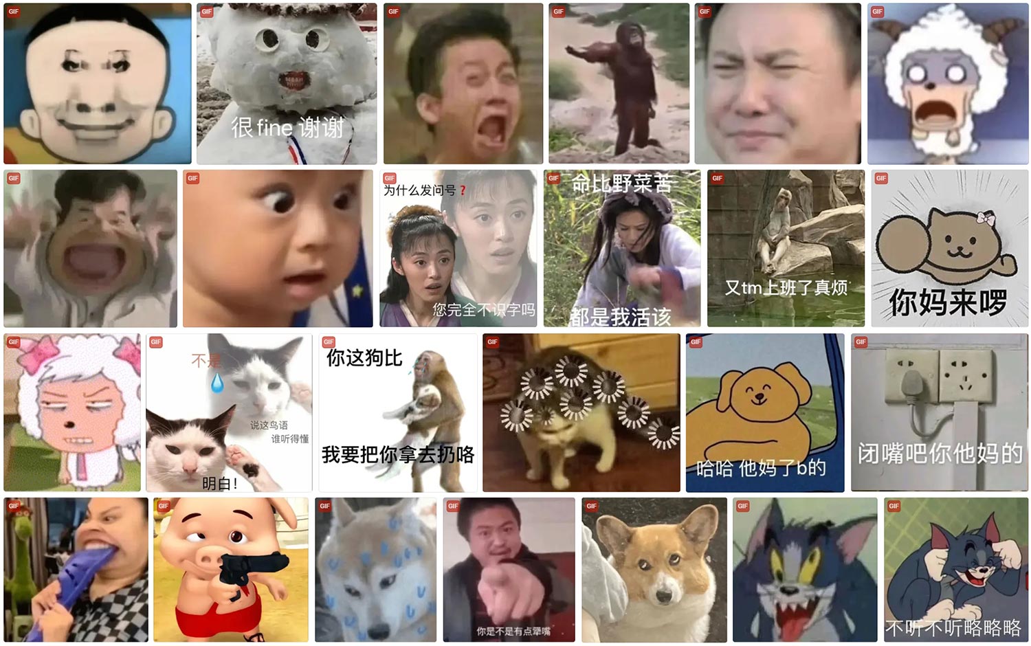 网络抽象表情包 第1张