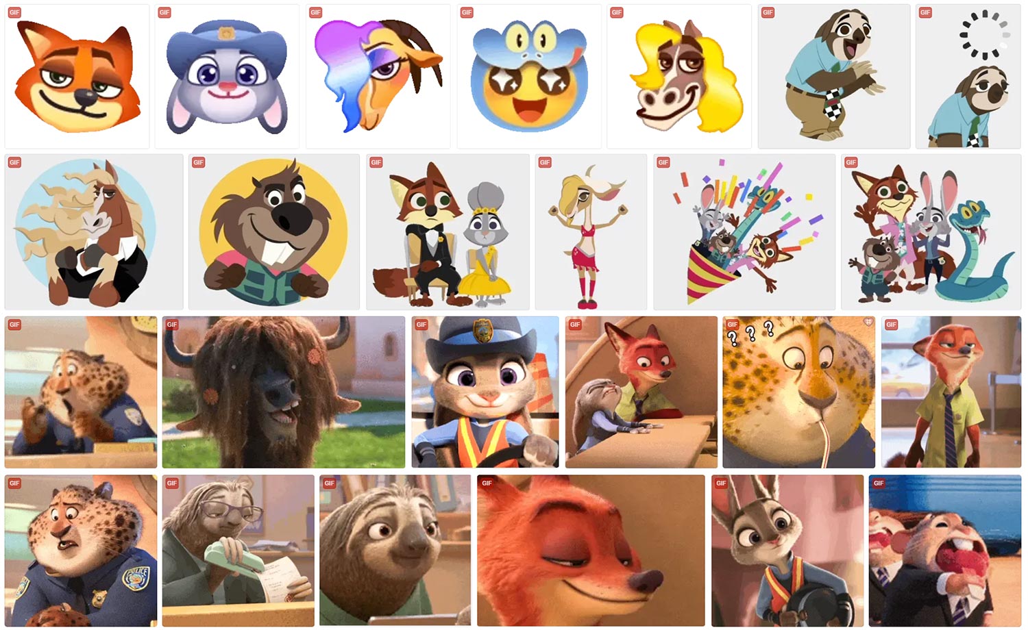 详细阅读:疯狂动物城表情包合集|208张动态GIF 158张静态表情包 聊天斗图必备大全 免费网盘下载 疯狂动物城表情包合集|208张动态GIF 158张静态表情包 聊天斗图必备大全 免费网盘下载