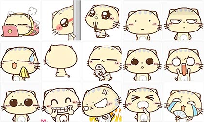 CC猫表情包合集|100张动态GIF表情包|聊天斗图必备 表情包图片大全 免费网盘下载