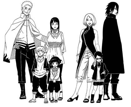 《火影忍者:人物三视图集》原画线稿 角色三视图|正面|侧面|背面视角 高清PDF资源收藏版 免费网盘下载