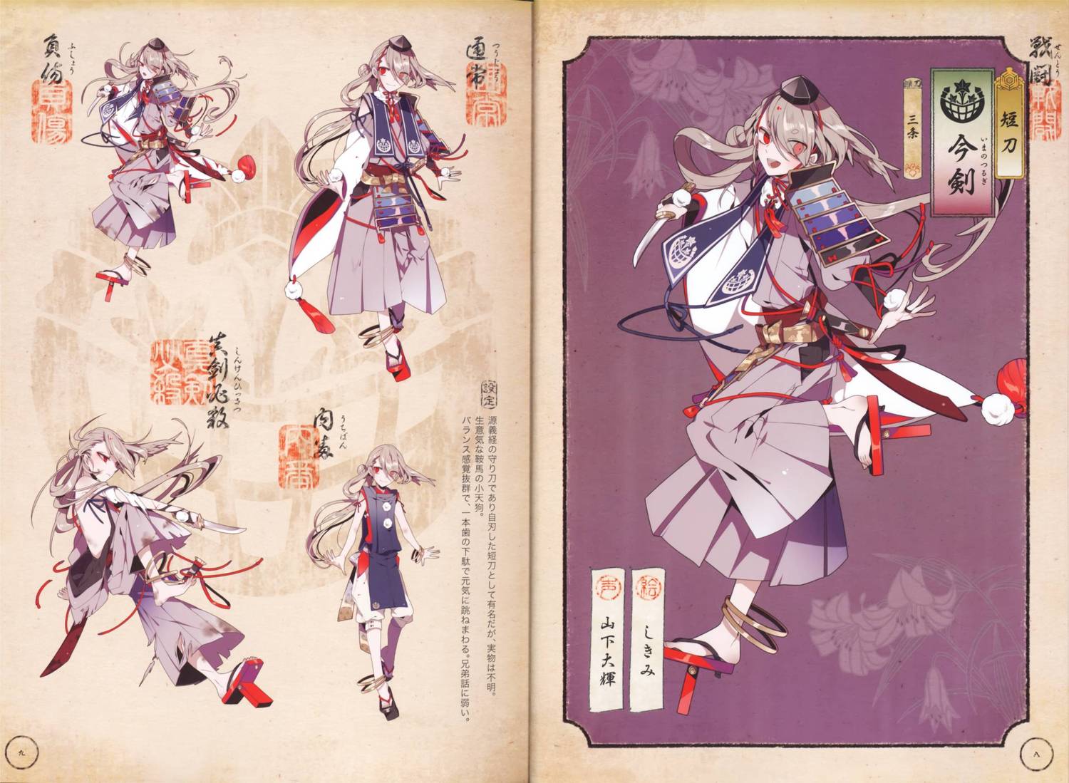 刀剑乱舞游戏设定集 第4张