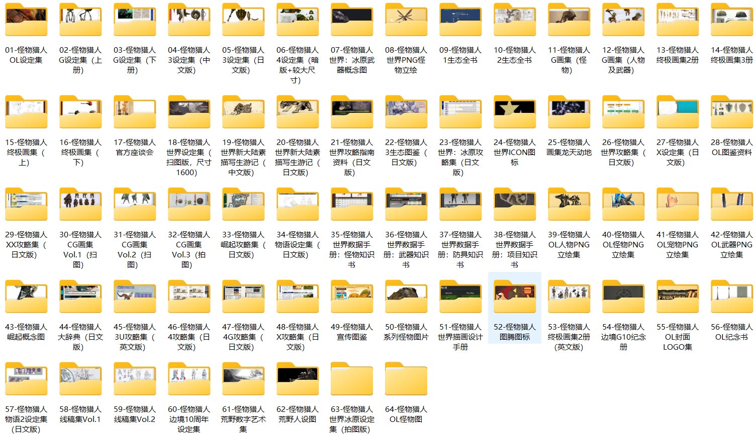 怪物猎人设定集 第1张