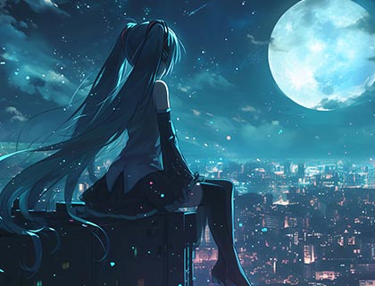 初音未来 动漫壁纸|4K超高清电脑桌面壁纸|手机竖屏高清壁纸合集素材 免费网盘下载